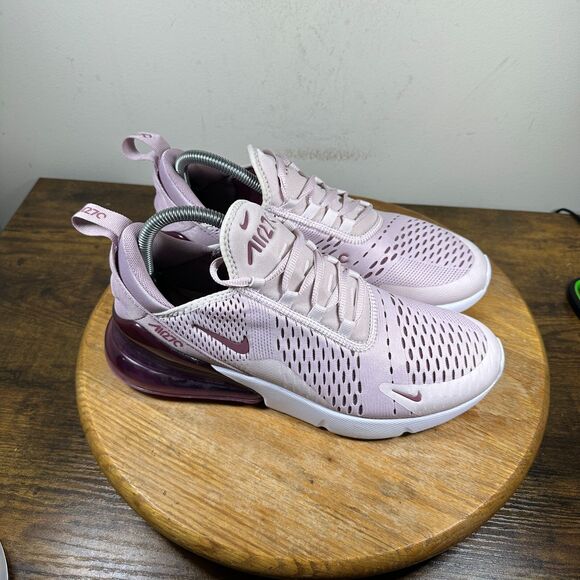 Nike Air Max 270 White Soft Pink Women's Size 9 Shoes Sneakers AH6789-601
